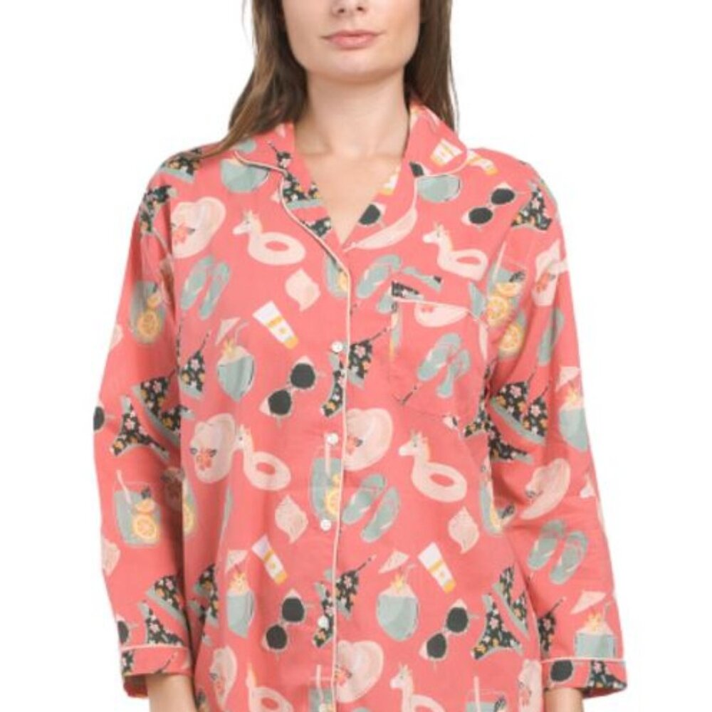NWT MAHOGANY Beach Day Nightshirt 100% Cotton